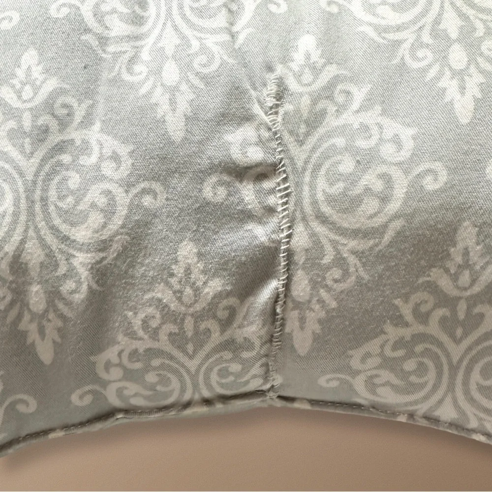 ⭐️ 5 for $25 Nursing Pillow / Neck Pillow Grey White Pattern